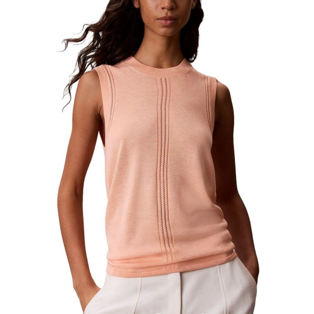 Calvin Klein Womens  Fine Gauge Tank